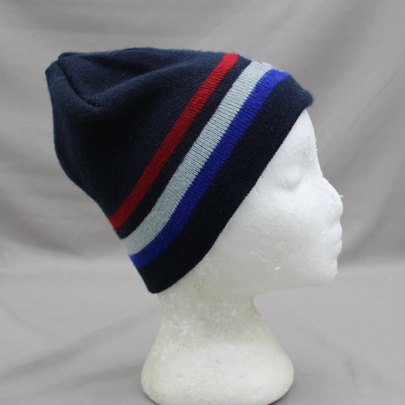 Vancouver Canucks Toque (VTG) - 3 Striper Original Orca - Adult Stretch Fit - Picture 6 of 8